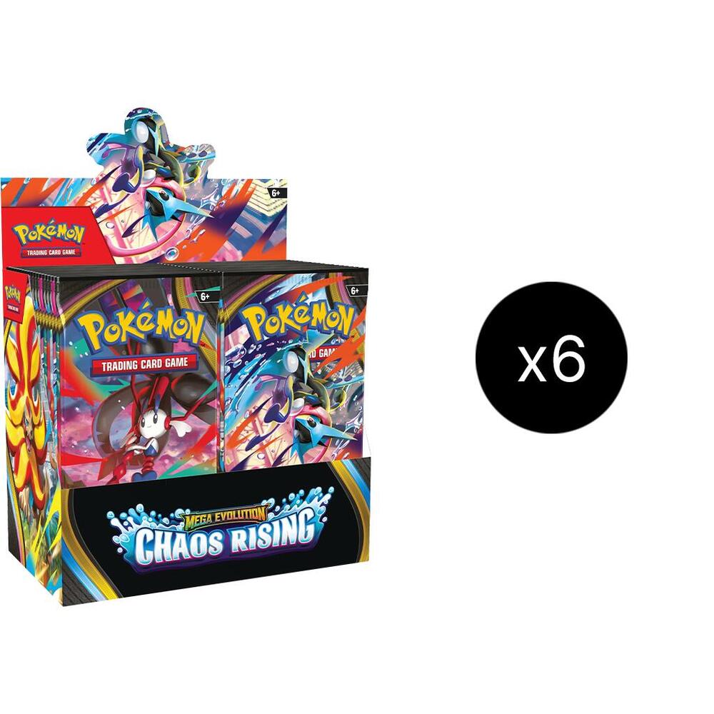 Pokémon TCG: Mega Evolution - SEALED CASE - Chaos Rising Booster Box