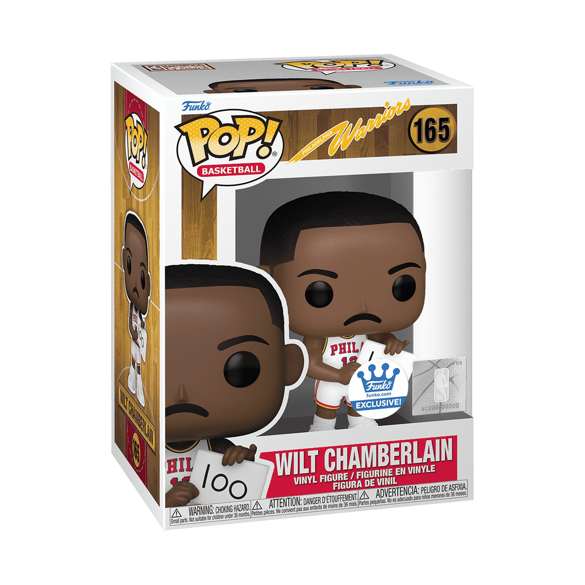 Funko POP! NBA Legends Wilt Chamberlain (1962 Warriors) Internet Exclusive #165