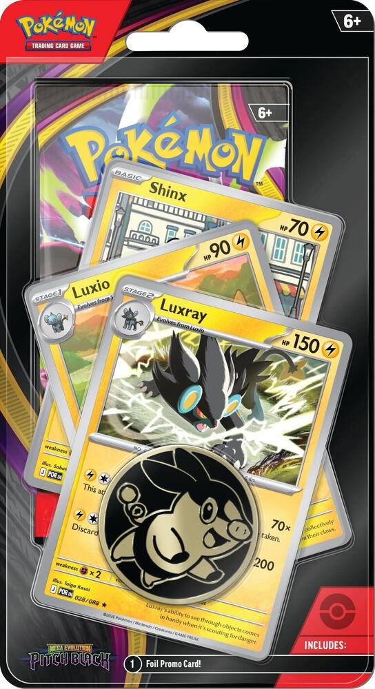 Pokemon Mega Evolution - ME05 Pitch Black - Check Lane Blister Pack (Random)