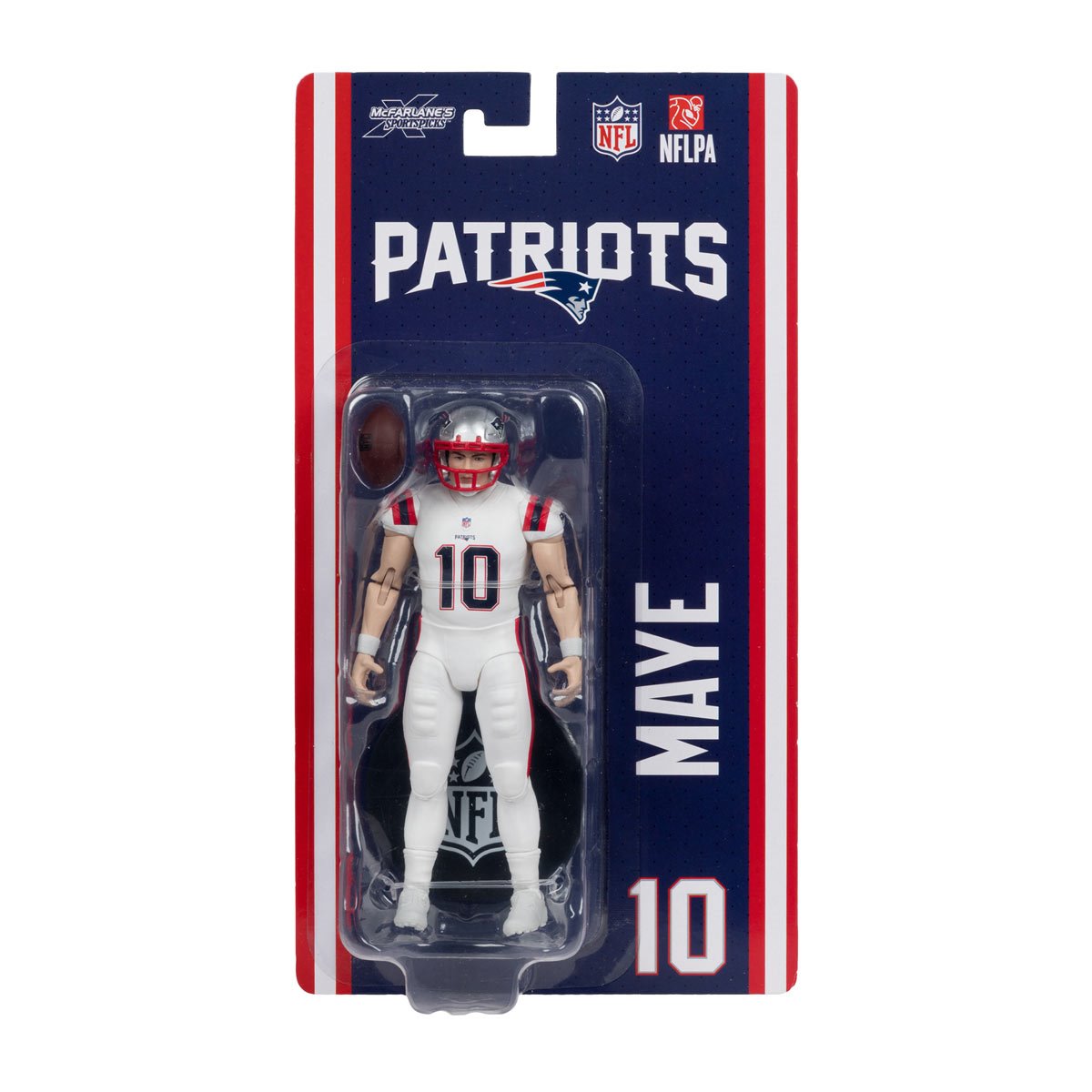 NFL McFarlane’s SportsPicks Wave 2 New England Patriots Drake Maye 6-Inch Action Figure (PRE-ORDER NOVEMBER 2026)