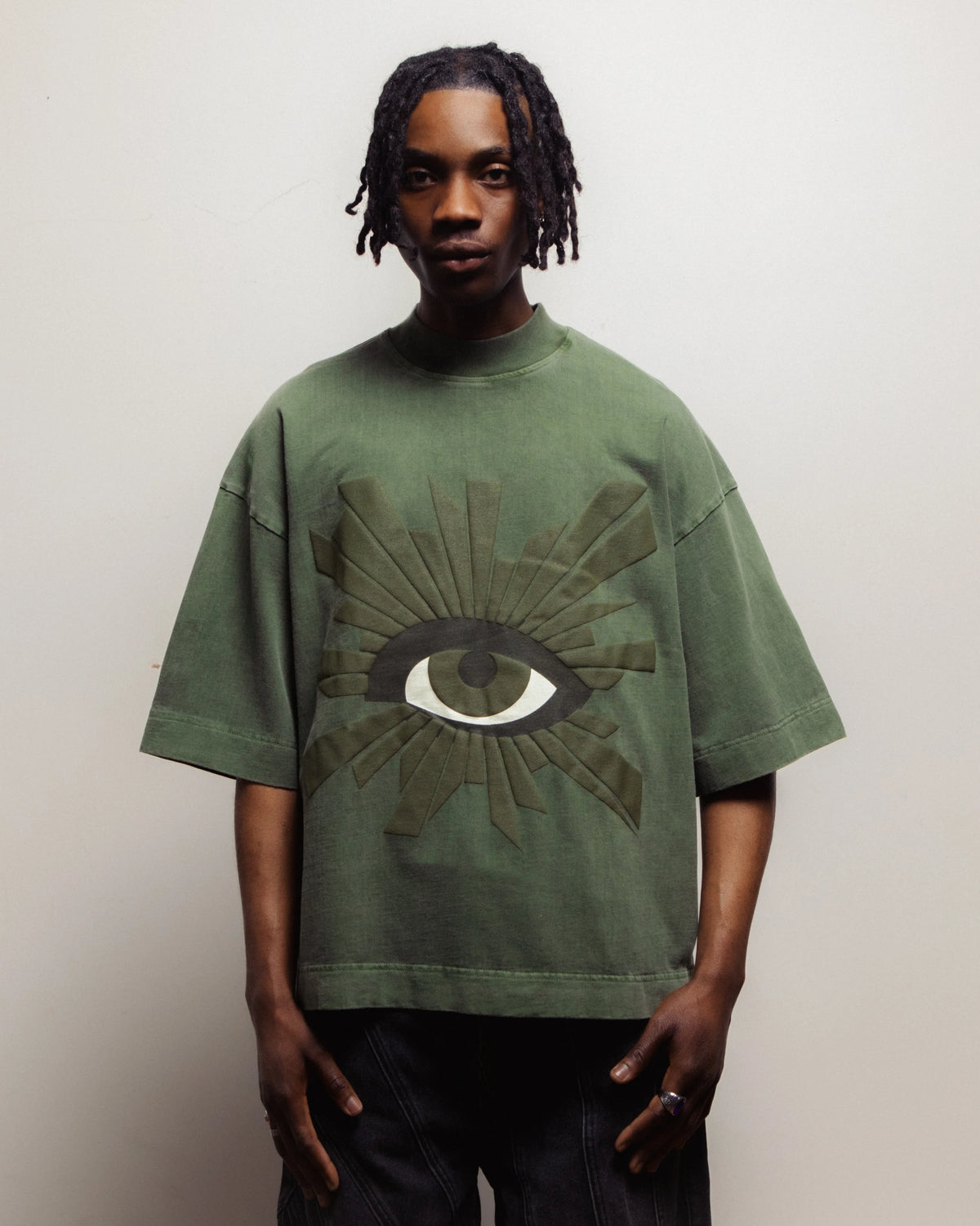 House of Errors - All-Seing Heavyweight Tee - EMERALD - Made in London
