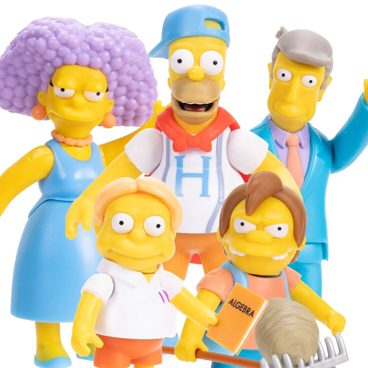 The Simpsons - Wave 4 - 2.5" Action Figures - Jakks Pacific - Complete Set of 5