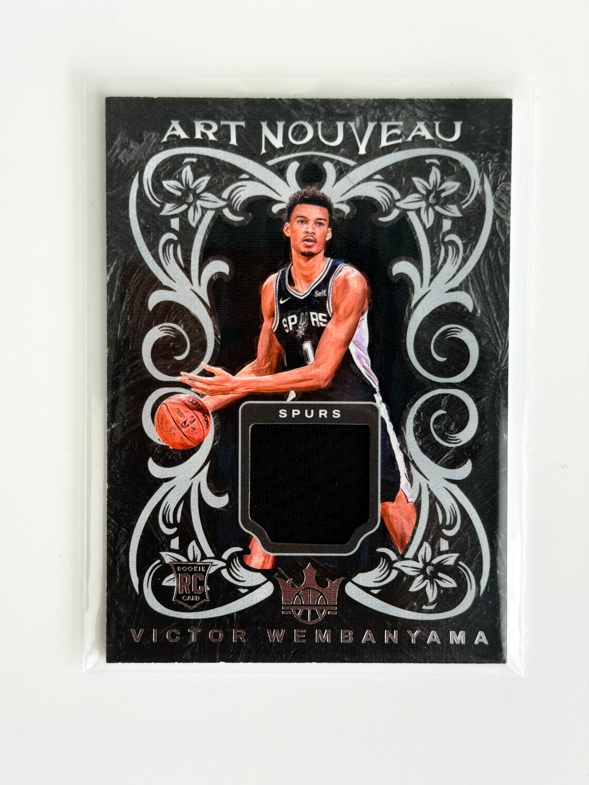 2023-24 Panini - Victor Wembanyama - Court Kings #AN-WEM - Art Nouveau Rookie - Raw Ungraded Card