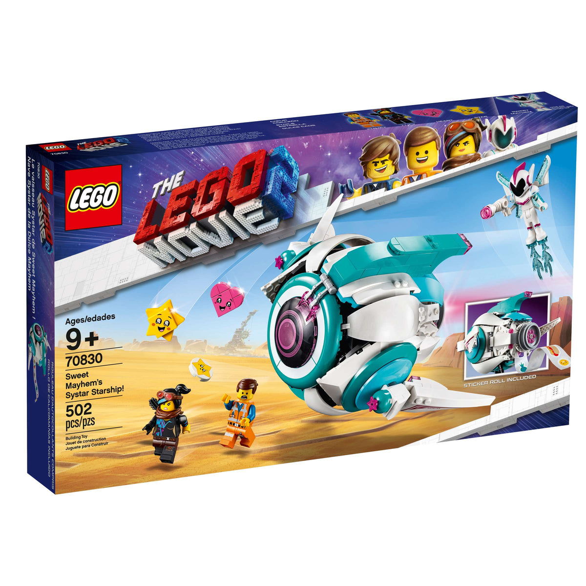 LEGO - The LEGO Movie 2 - Sweet Mayhem's Systar Starship #70830 (RETIRED)