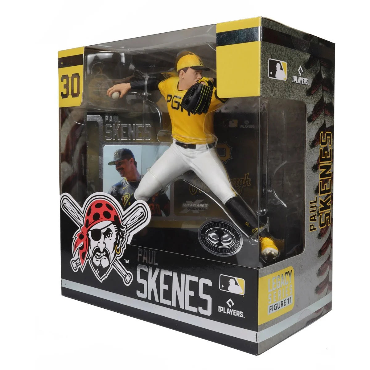 McFarlane - Paul Skenes -PLATINUM CHASE Edition -  MLB Sports Picks #1 Pittsburgh Pirates