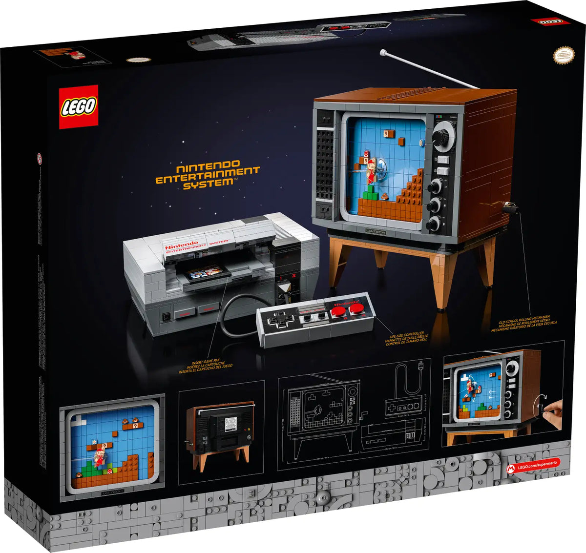 LEGO Super Mario - Nintendo Entertainment System - #71374 (RETIRED)