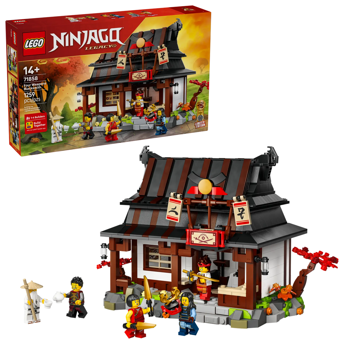 LEGO Ninjago - Four Weapons Blacksmith 15th Anniversary #71858