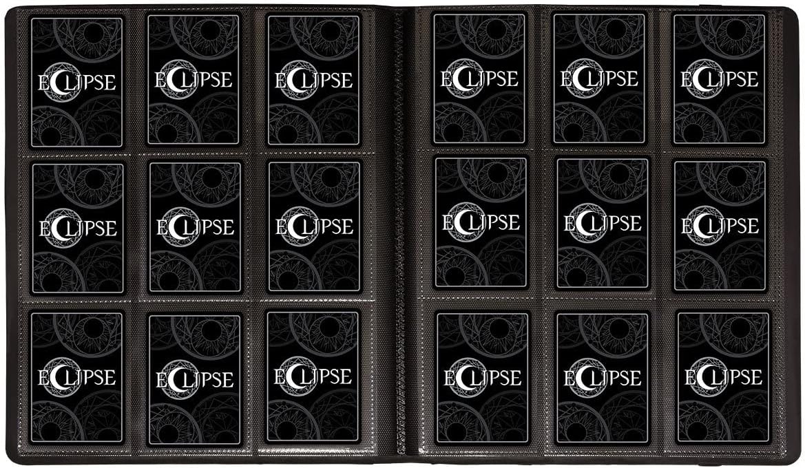 Eclipse - 9-Pocket PRO-Binder - Eclipse Jet Black - Holds up to 360 Cards