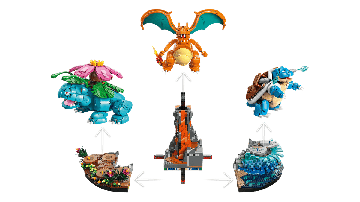 LEGO Pokemon - Venusaur, Charizard and Blastoise #72153