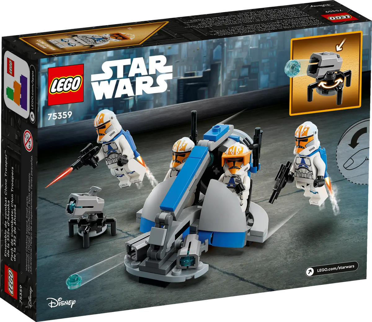 LEGO Star Wars - 332nd Ahsoka's Clone Trooper Battle Pack - #75359 (RETIRED)