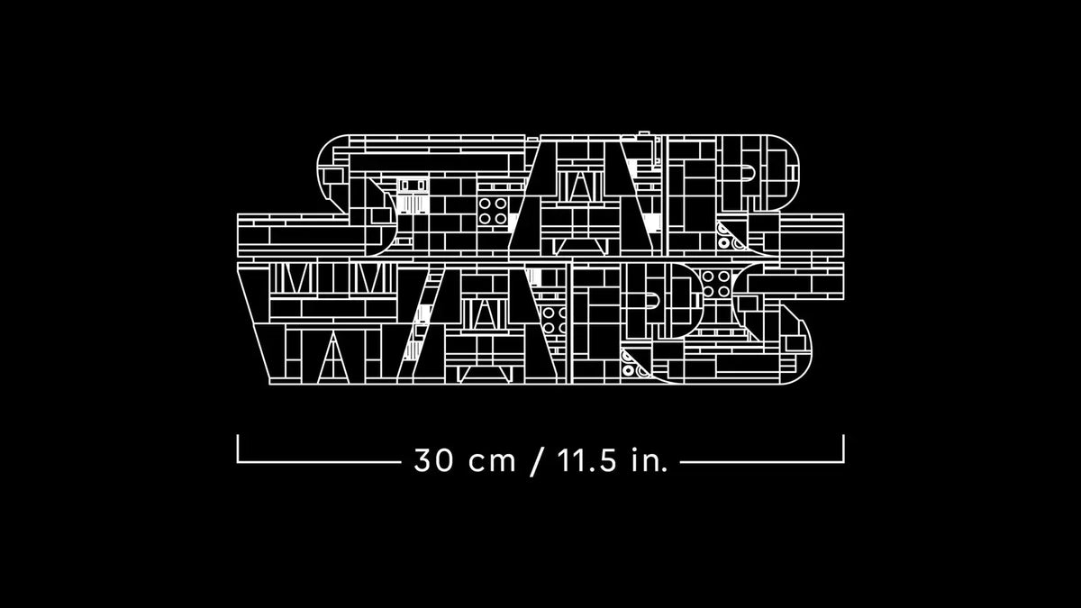LEGO Star Wars - Brick-Built Star Wars Logo - #75407