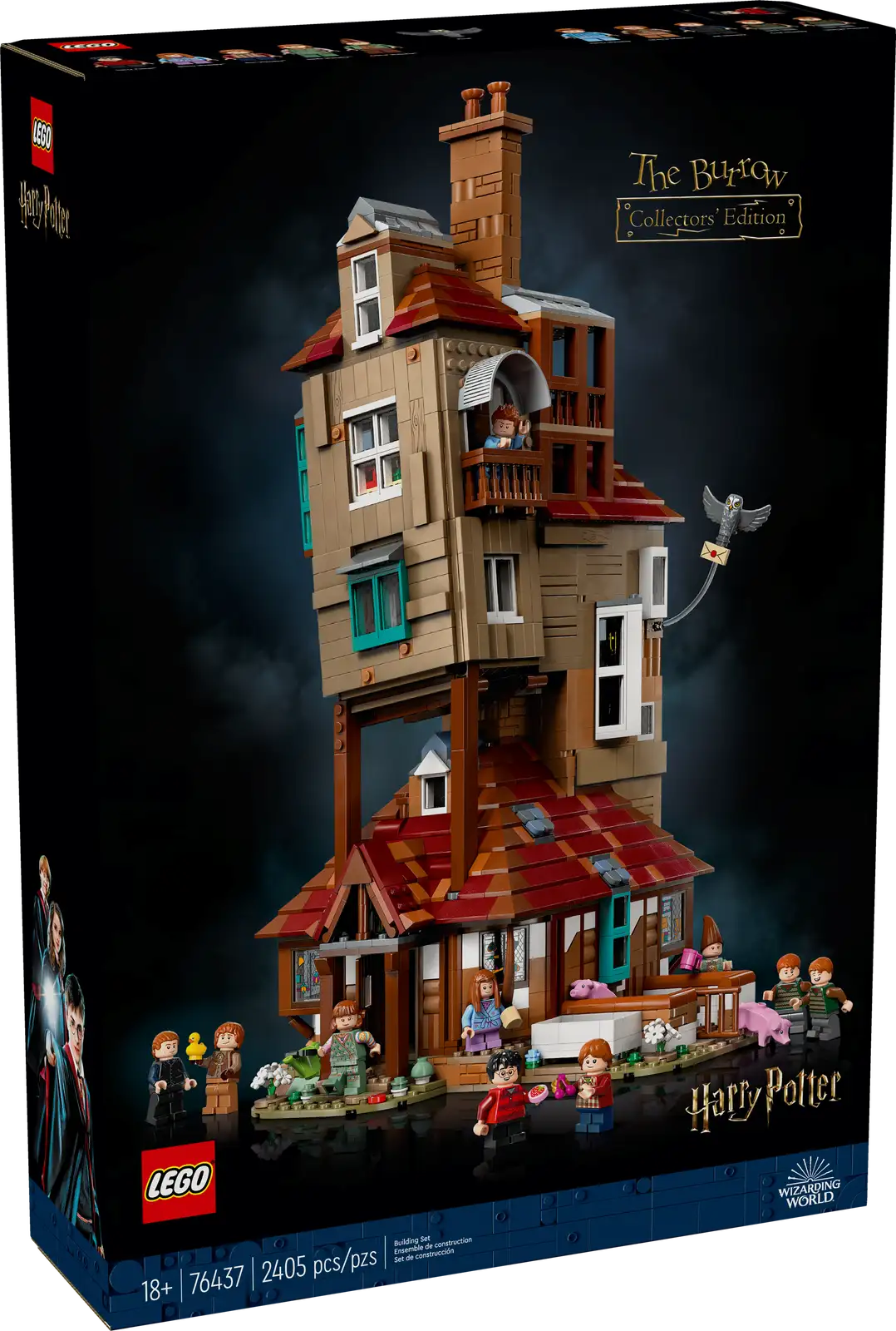 LEGO Harry Potter – LEGO The Burrow – Collectors' Edition #76437 + Bonus Weasley Clock GWP #5009008 (RETIRED)