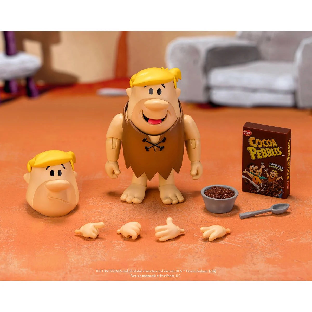 Fruity Pebbles Fred Flintstone & Cocoa Pebbles Barney Rubble Set of 2 - 1:12 Action Figure - Jada Toys (PRE-ORDER JULY 2026)