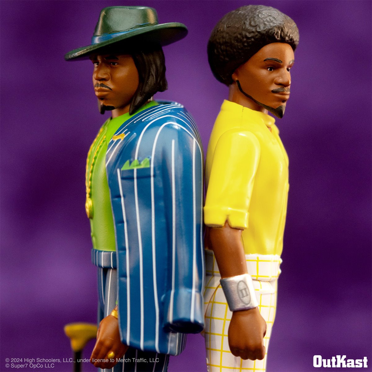 OutKast - Aquemini - Big Boi and André 3000 3 3/4-Inch ReAction Figures - Super7