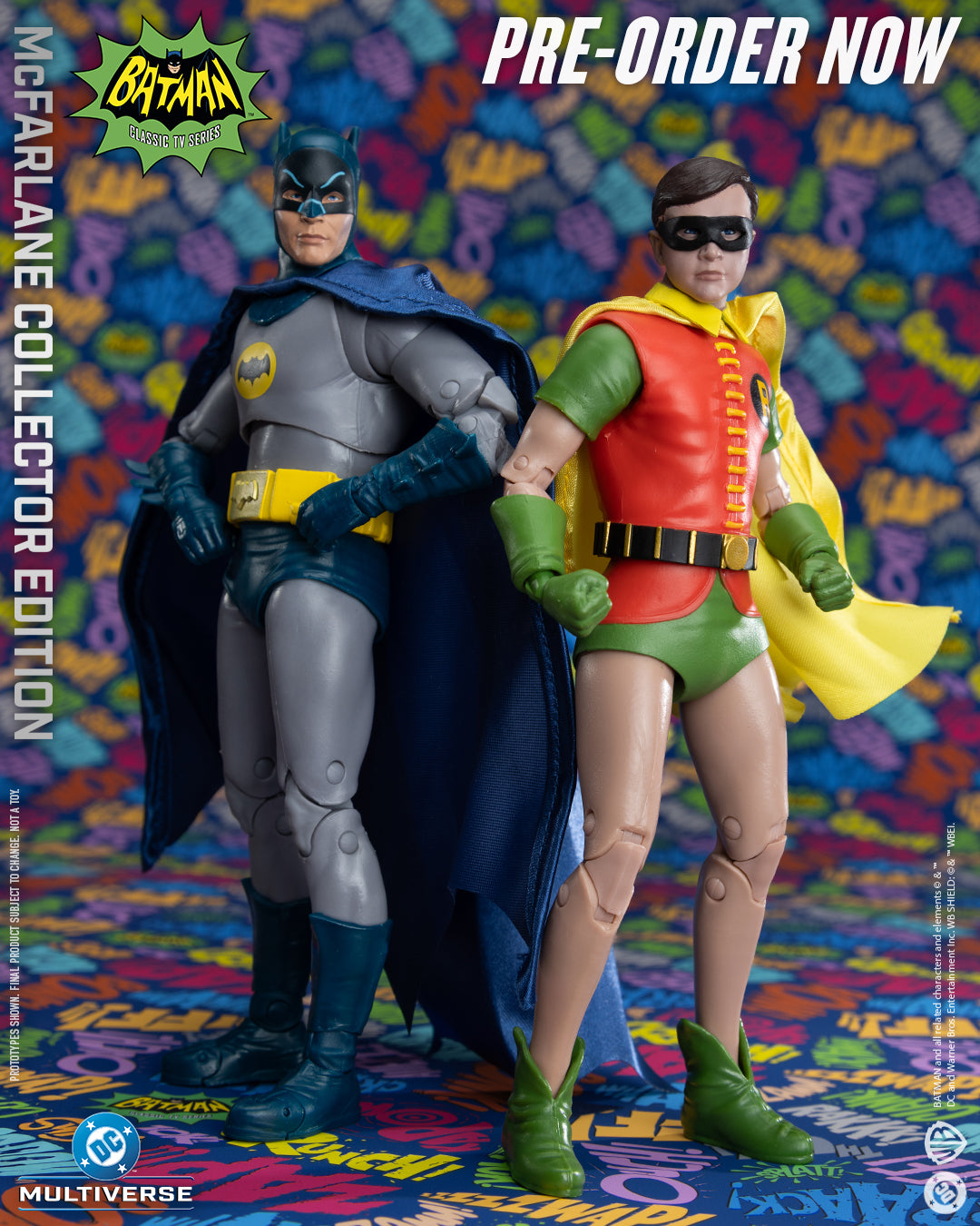McFarlane Batman and Robin (Batman Classic TV Series) Collector Edition 2-Pack