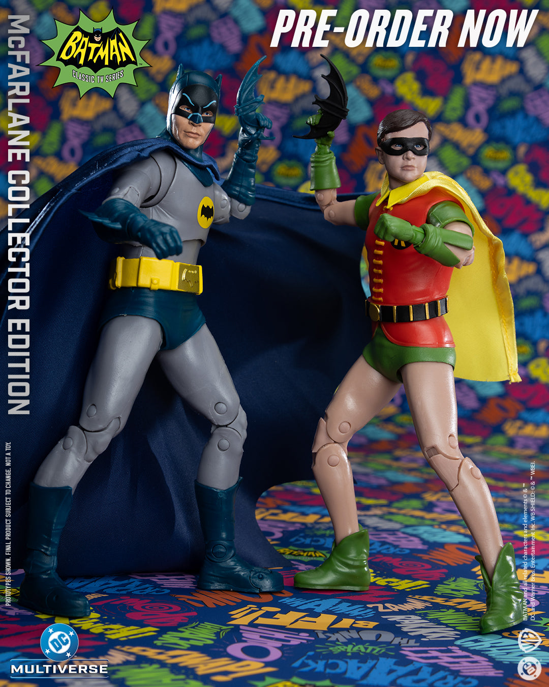McFarlane Batman and Robin (Batman Classic TV Series) Collector Edition 2-Pack