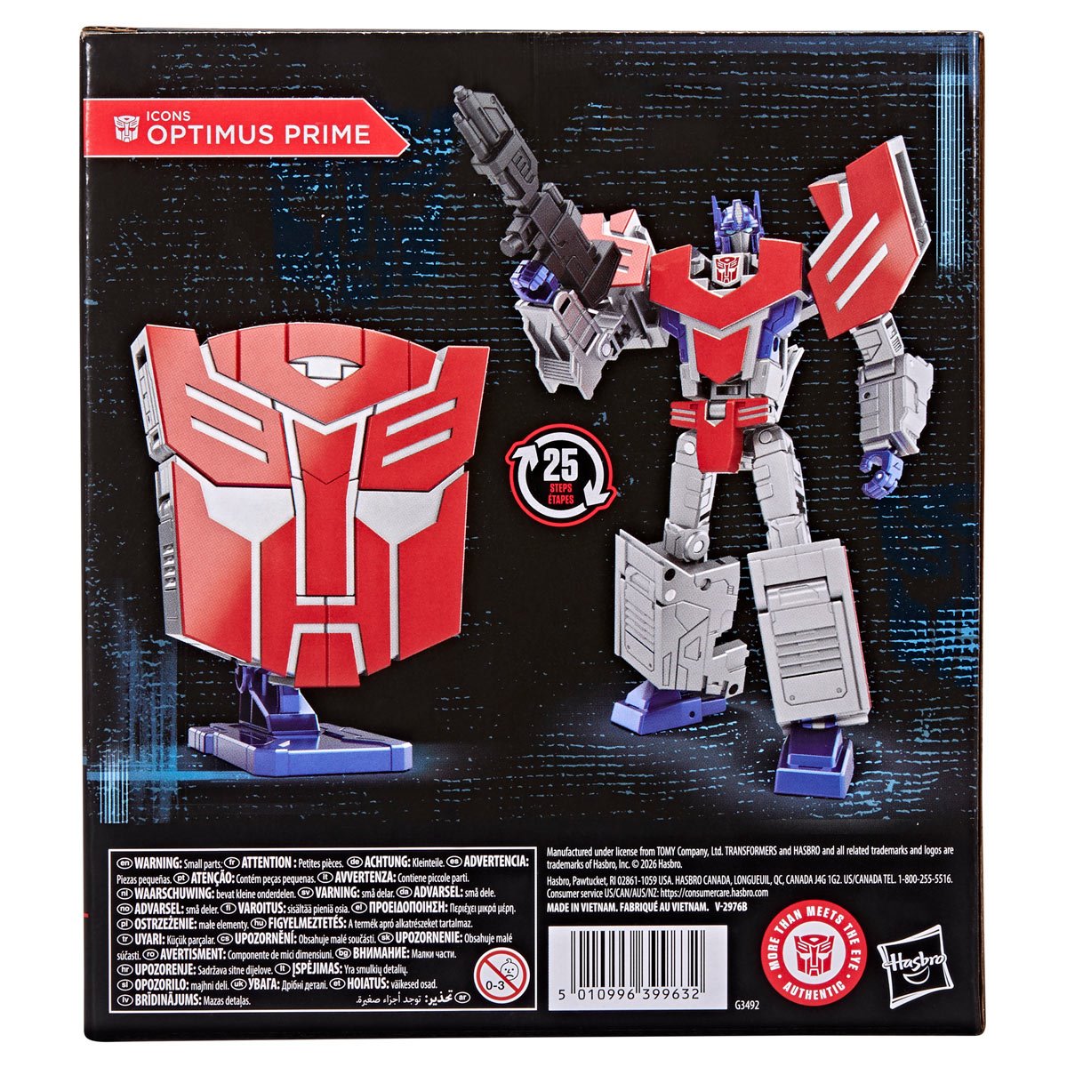 Transformers Icons - Voyager Class - Autobot Optimus Prime  - Action Figure