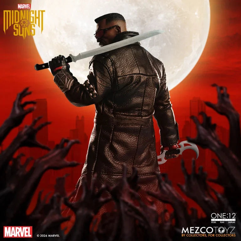 Mezco One:12 Collective Blade Midnight Sons Action Figure (PRE-ORDER JUNE 2027)