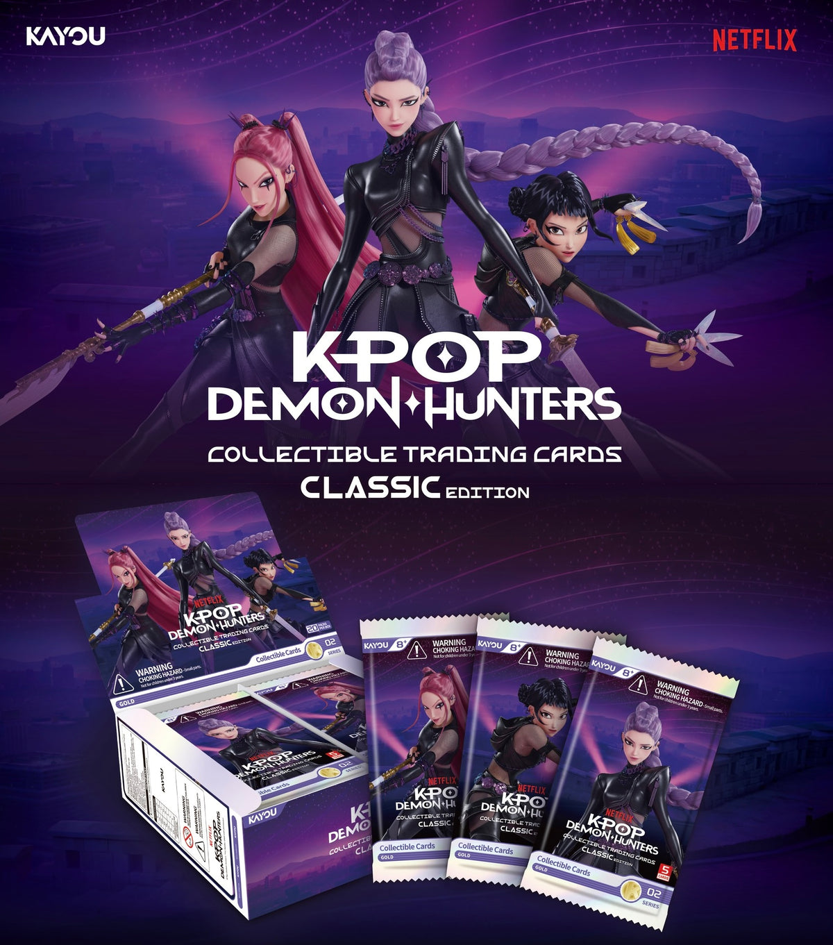 K-Pop Demon Hunters World Tour Collectible Cards - Series 2 - Classic Edition Display Box (PRE-ORDER NOV 2026)