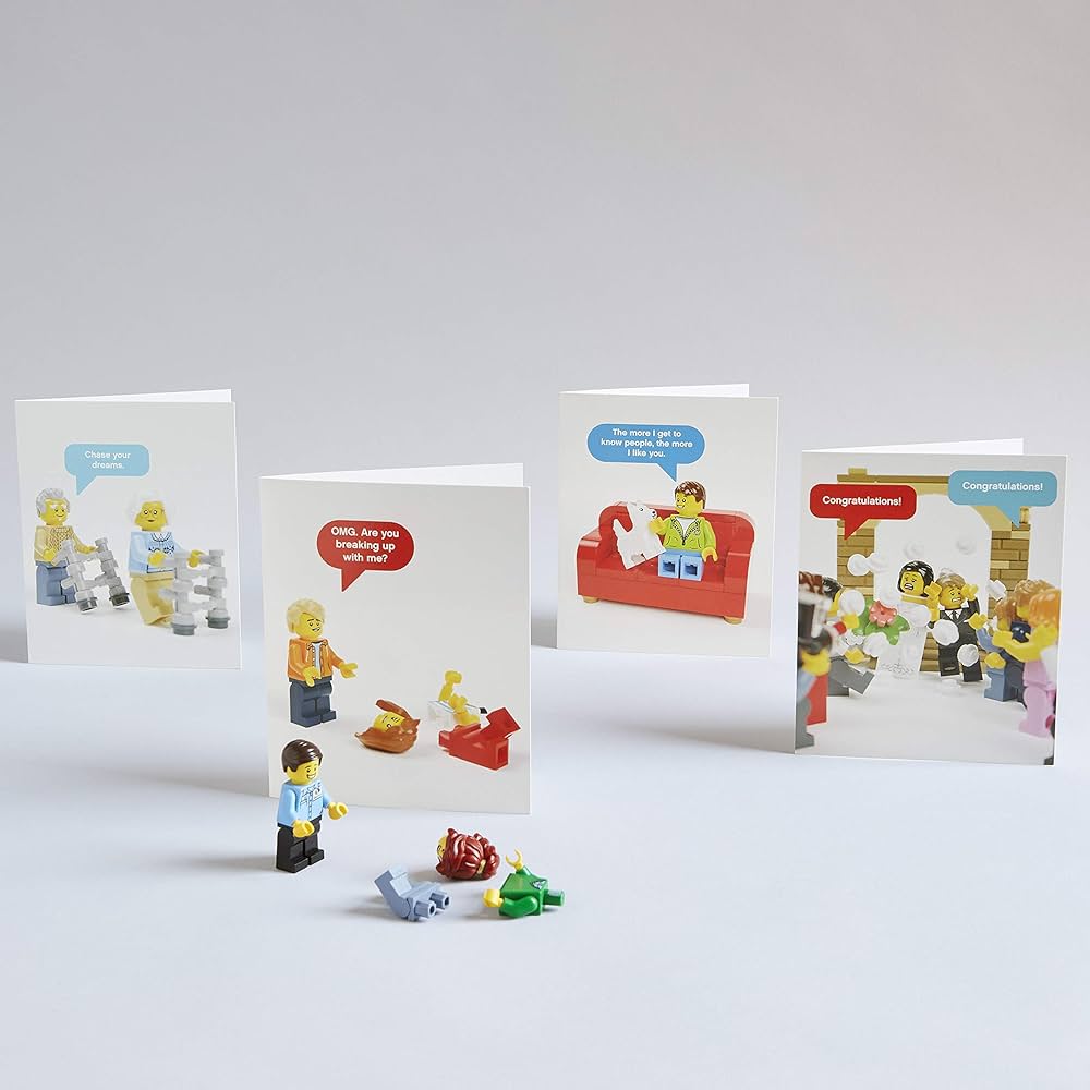 LEgo Minifigure Notes - 20 Cards