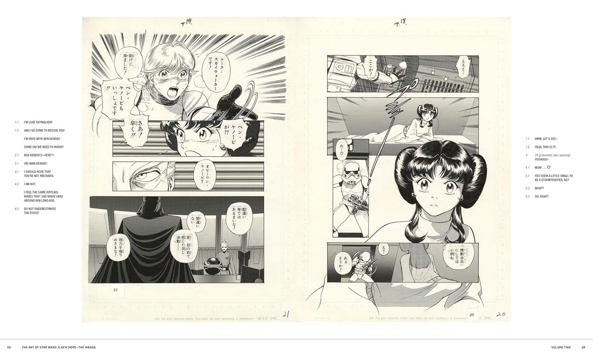 The Art of Star Wars: A New Hope - The Manga Volume 1 & Volume 2 Set -  English Edition - Hisao Tamaki