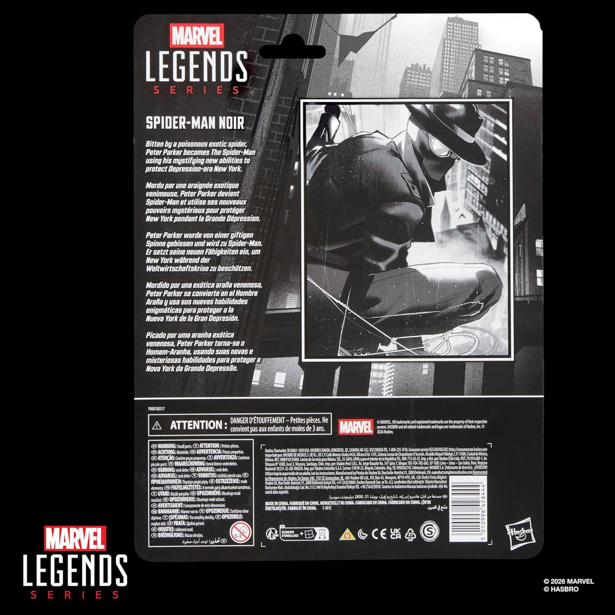 Marvel Legends Series - Spider-Man Noir - Retro Card Back Series (PRE-ORDER AUGUST 2026)