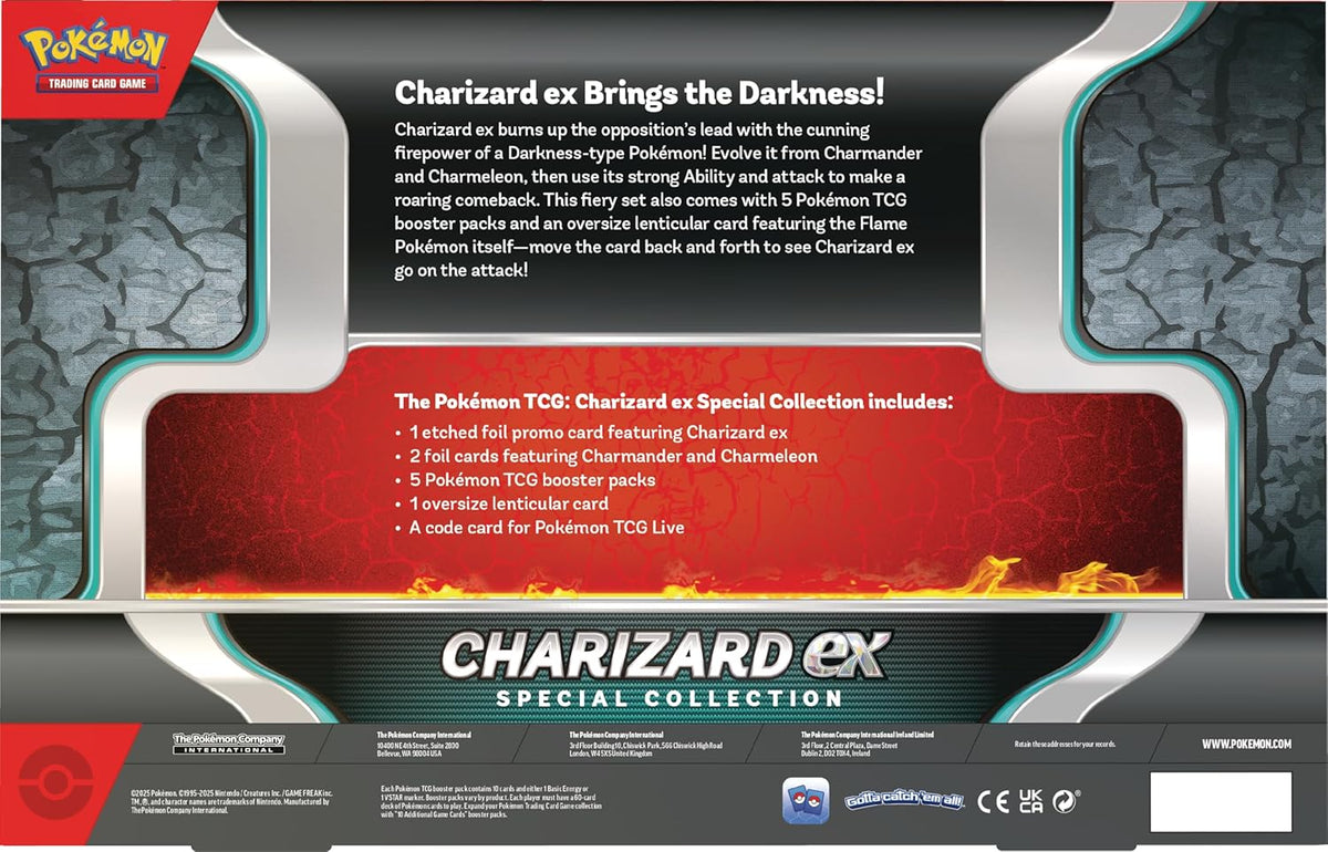 Pokemon - Charizard EX Special Collection - 5 Packs / 1 Lenticular Jumo Card / 3 Promo Cards