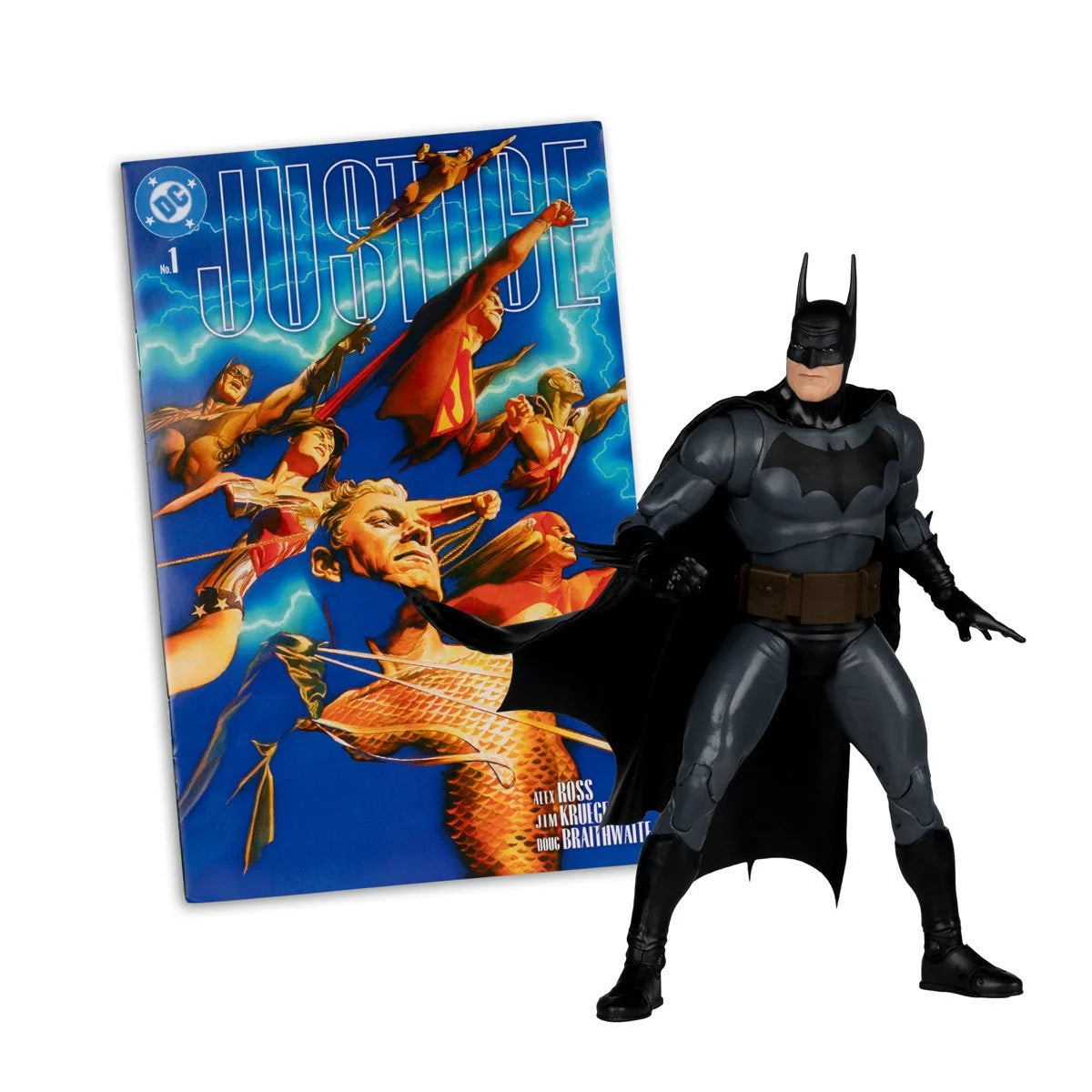 Mcfarlane DC Direct - Batman 1989 + Batman Justice Page Punchers - Set of 2 Action Figure with Comic Book