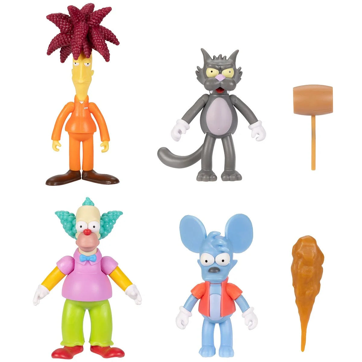 The Simpsons - Wave 2 - 2.5" Action Figures - Jakks Pacific - Complete Set of 5