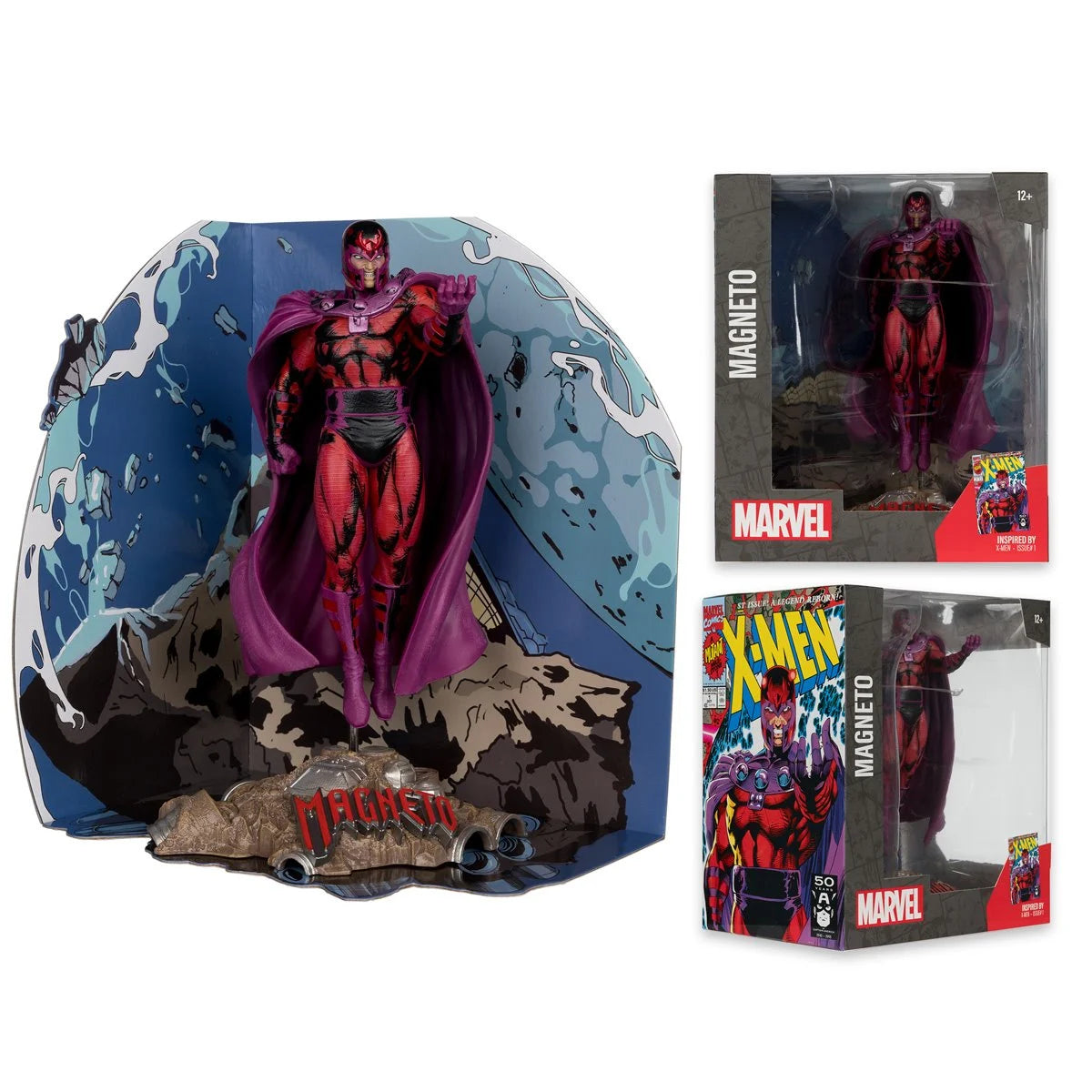 McFarlane - Magneto 1:10 Scale - X-Men #1 with Scene Case