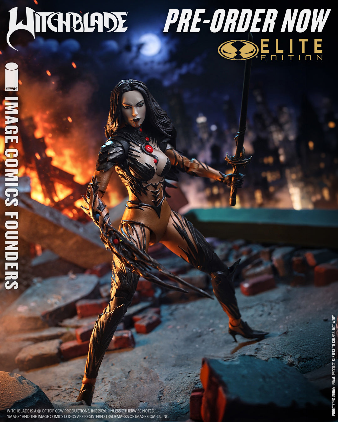 McFarlane Elite Edition - Witchblade Sara Pezzini Image Comic Founders Series 7-Inch Deluxe Action Figure (PRE-ORDER OCT 2026)