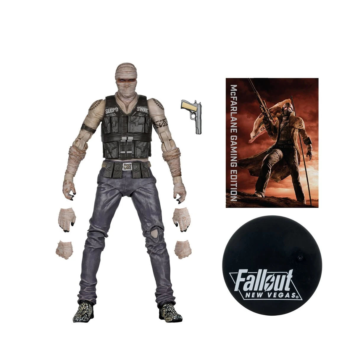 McFarlane Gaming Edition - Fallout New Vegas Joshua Graham and Fallout 4 T-60 Paladin Danse - 7-Inch Scale Action Figure