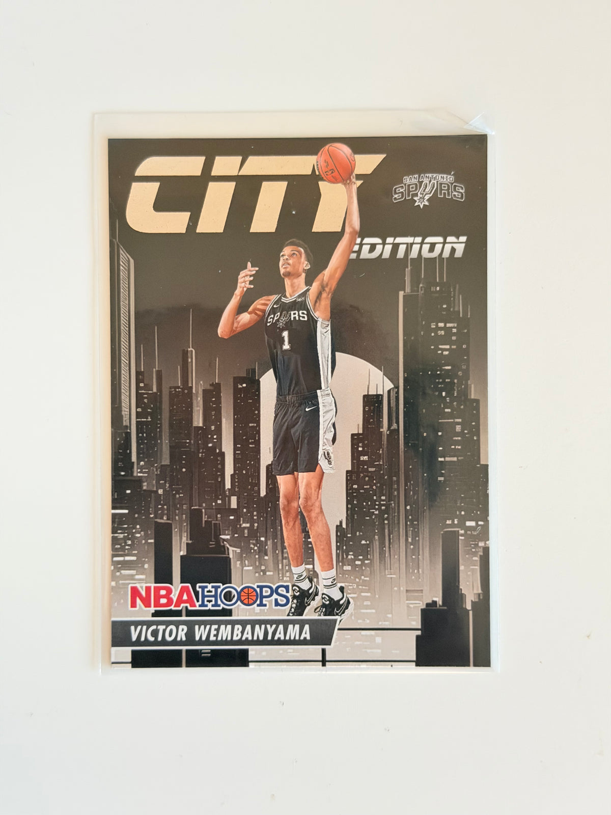 2023-24 Panini NBA Hoops - Victor Wembanyama - City Edition Rookie #30 - Raw Ungraded Card