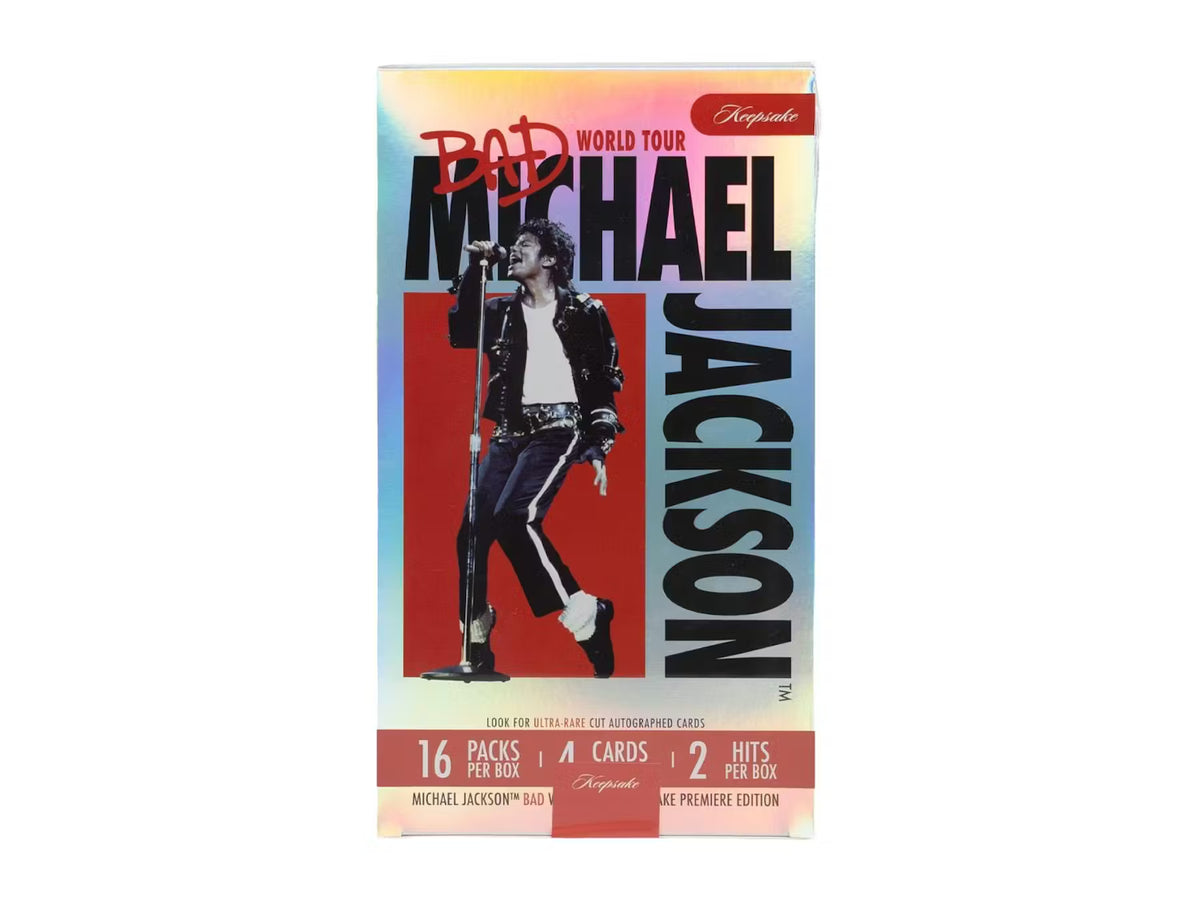 2025 Michael Jackson Bad World Tour Keepsake Premiere Edition Hobby Box