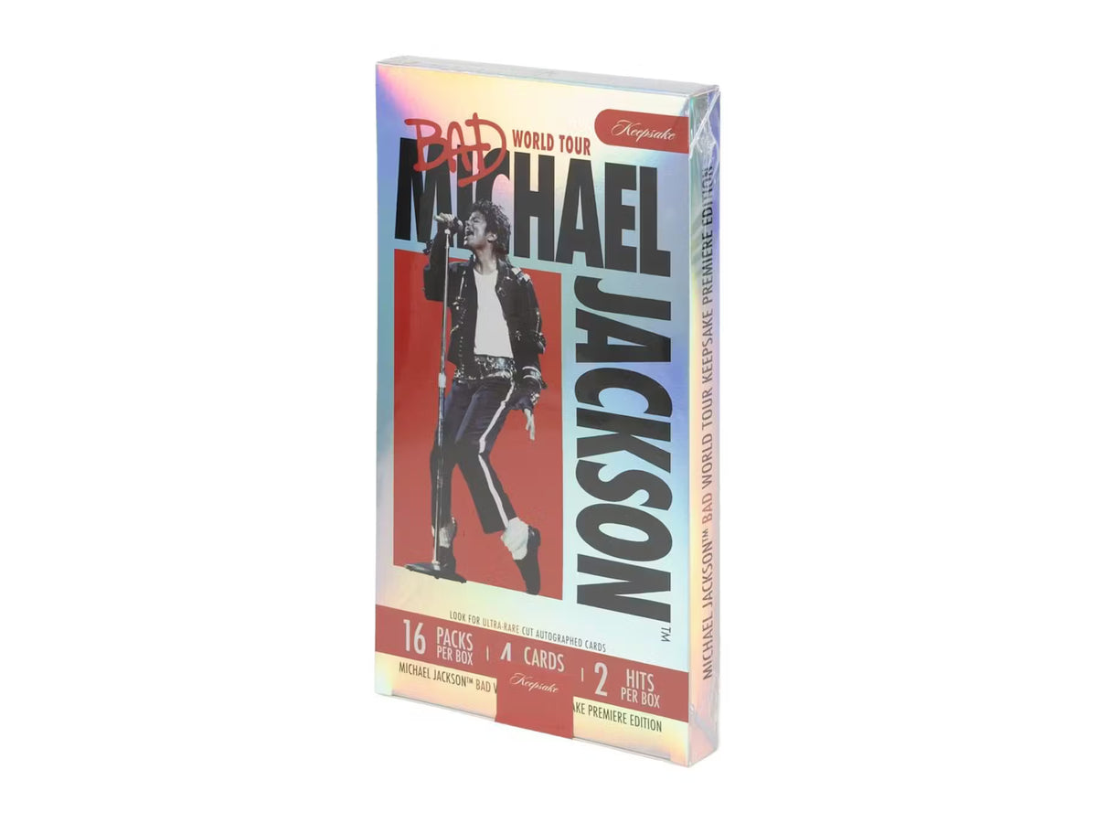 2025 Michael Jackson Bad World Tour Keepsake Premiere Edition Hobby Box
