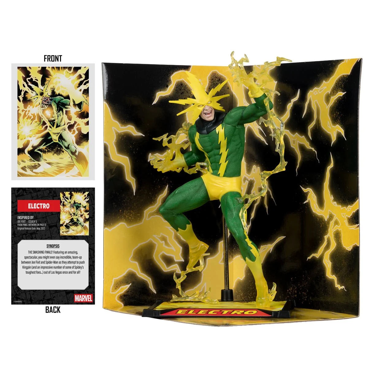 McFarlane - Deadpool #26 & Electro (Joe Fixit #5) Set of 2 - 1:10 Scale Posted Figure with Scene