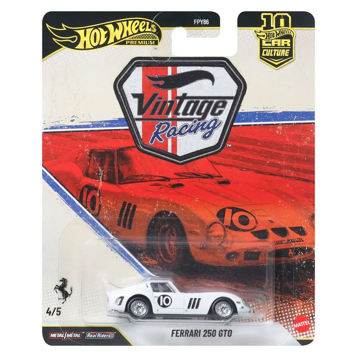 Hot Wheels Premium - Car Culture 2026 Mix 5 - Vintage Racing - Complete Set of 5