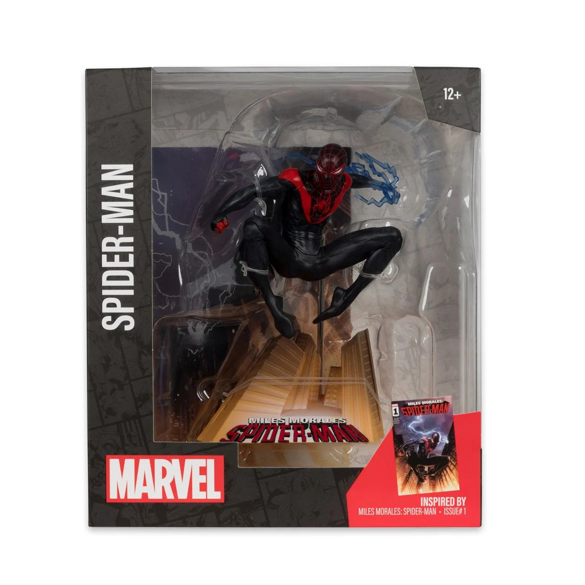 McFarlane - Spider-Man  1:10 Scale - Miles Morales: Spider-Man #1 with Scene Case