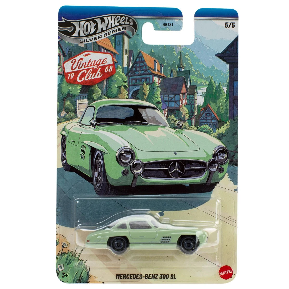 Hot Wheels Vintage Racing - National Icons 2025 Mix 3 Vehicle - Complete Set of 5