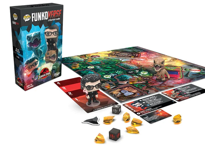 Pop! Funkoverse Jurassic Park 101 Strategy Game