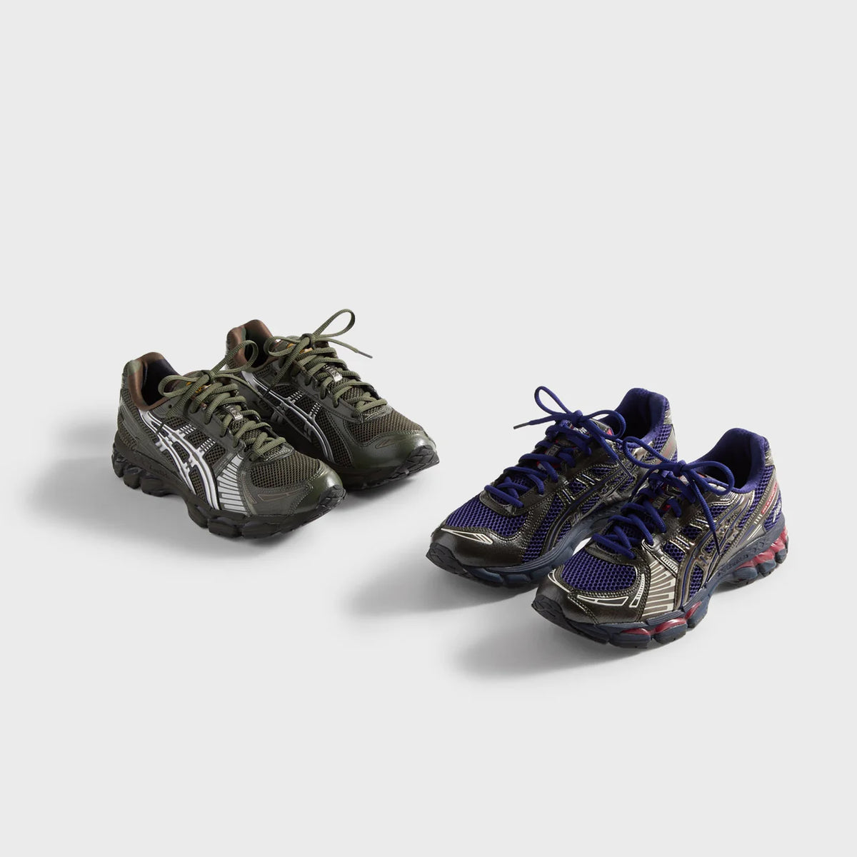 Marvel vs. Capcom | Kith for ASICS GEL-KAYANO® 12.1 Captain America vs. Guile Double Box - ai-mvc011298 - [NO COMIC] (PRE-ORDER LATE NOVEMBER)