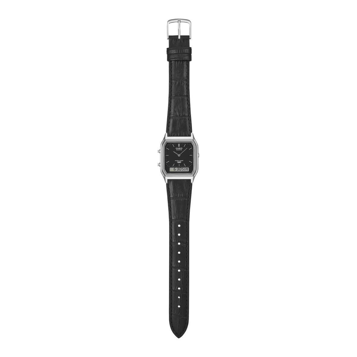Casio AQ-230EL-1A Analog-Digital Stainless Steel Watch