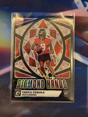 Emeka Egbuka Rookie Diamond Hands Front - 2025 Donruss Optic