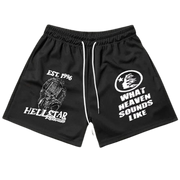 HELLSTAR STUDIOS SHORTS BLACK