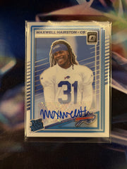 Maxwell Hairston Rated Rookie Auto Front - 2025 Donruss Optic