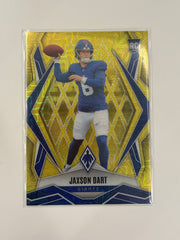 2025 Panini Phoenix - Jaxson Dart #200 - Rookie Yellow Mojo /35 - Raw Ungraded Card