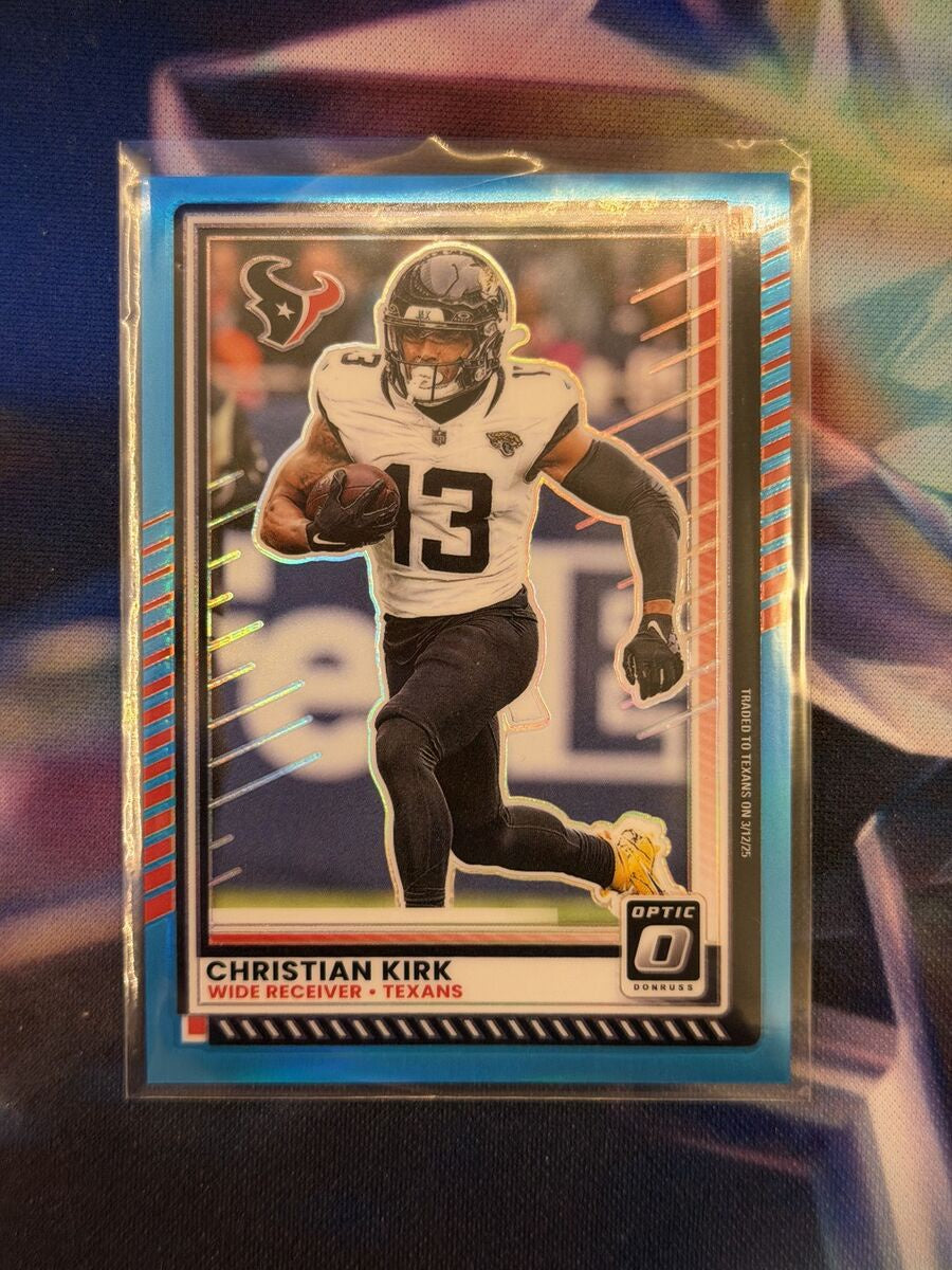Christian Kirk Aqua Prizm Front - 2025 Donruss Optic