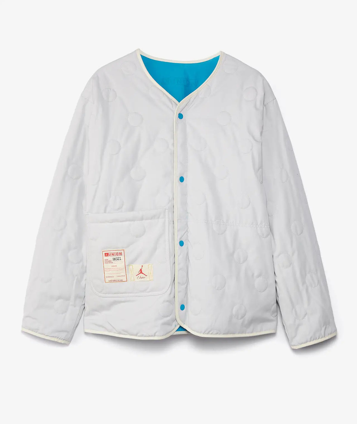 Union LA x Air Jordan Reversible Liner Jacket "Equator Blue/Photon Dust" - DJ9518-482 (2022)