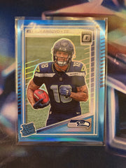 Elijah Arroyo Rated Rookie Aqua Prizm Front - 2025 Donruss Optic
