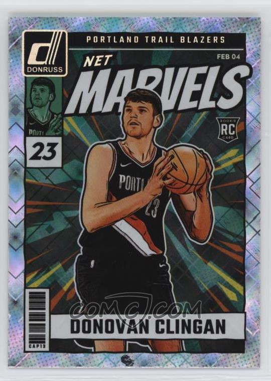 2024-25 Panini Donruss - Net Marvels - Diamond - Donovan Clingan  - Rookie Card - Ungraded Raw Card